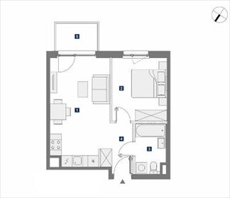 mieszkanie na sprzedaż 40m2 mieszkanie Warszawa, Mokotów, Dolny Mokotów, Antoniewska