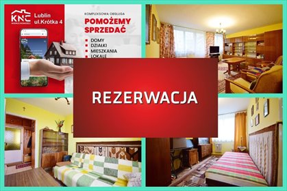 Polecam przestronne 3-pokojowe mieszkanie 58 m² do remontu mieszkanie Lublin, Rury, Zygmunta Krasińskiego