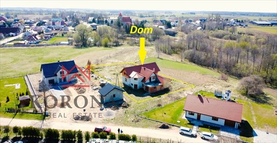 Przestronny dom 240 m² w stanie surowym zamkniętym dom Kalinowo