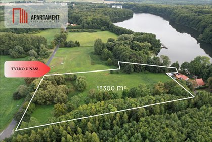 Działka 13 300 m² z linią brzegową jeziora polecam działka Orle