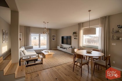 Nowoczesny dom 108 m² w Siekierkach Wielkich. dom Siekierki Wielkie, Brzoskwiniowa
