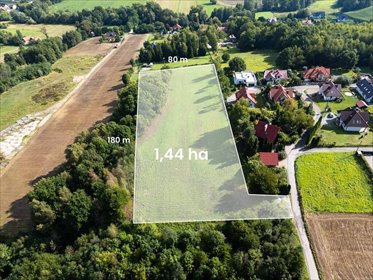 działka na sprzedaż 14300m2 działka Michałowice, Widokowa