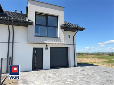 Widok z najwyższego wzniesienia Glincza – bliźniak 112 m2 z działką 577 m2 dom Glincz, Na wzgórzu, Grabowa