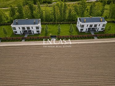Nowoczesny dom 157 m² z dużymi przeszkleniami i garażem dom Pęcice, Źródlana