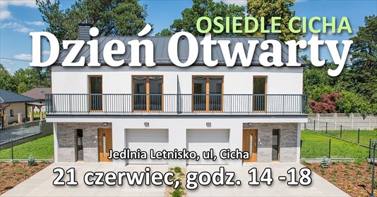 Nowoczesny dom bliźniak 122 m2 z ogródkiem i garażem dom Jedlnia-Letnisko, Cicha