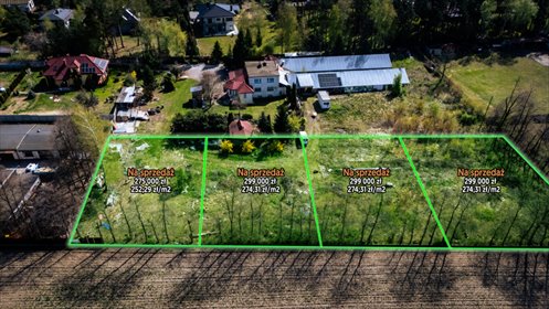 działka na sprzedaż 1089m2 działka Łódź, Stare Złotno, Stare Złotno, Złotno