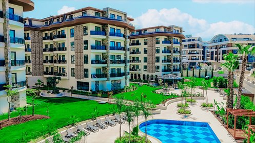 Nowoczesny 51 m² apartament z pełnym wyposażeniem w Oba mieszkanie Alanya, Oba, Alanya, Antalya