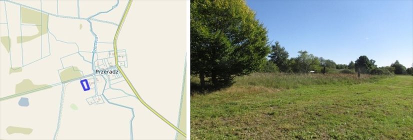 działka na sprzedaż 2491m2 działka Przeradz