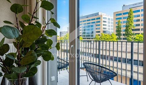 Nowoczesny apartament 49,3 m² z balkonem, klimatyzacją i garażem mieszkanie Warszawa, Mokotów, Domaniewska