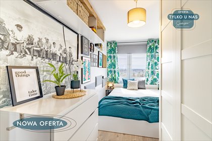 Przestronne 3-pokojowe mieszkanie z balkonem, 48,2 m² mieszkanie Sieradz