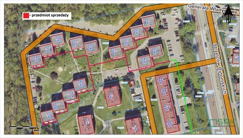 działka na sprzedaż 25m2 działka Bytom, Strzelców Bytomskich