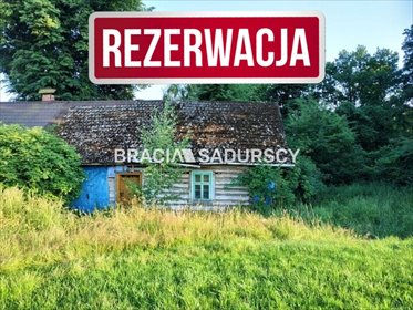 Malownicza działka z drewnianym domem do remontu 76 m² dom Dobczyce, Nowa Wieś