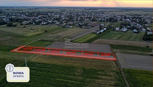 działka na sprzedaż 1011m2 działka Knyszyn