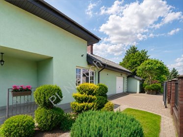 Pruszków Gąsin: Elegancki dom 198 m2 z ogrodem i kominkiem dom Pruszków, Gąsin