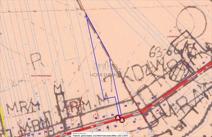 Działka rolna 9 833 m² w Woli Prażmowskiej, media przy granicy działka Wola Prażmowska, Główna
