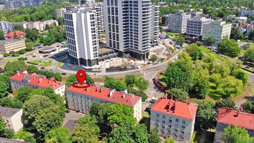 Przestronne 66 m² mieszkanie na Koszutce - polecam mieszkanie Katowice, Wełnowiec-Józefowiec, Aleja Wojciecha Korfantego