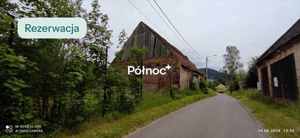 działka na sprzedaż 504m2 działka Radków, Polna