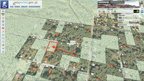 Działka na sprzedaż 1500m2 działka Sokolniki Las, Sieradzka