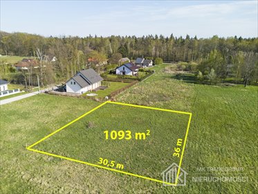 działka na sprzedaż 1094m2 działka Niepołomice