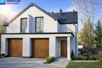 Nowoczesny dom 120 m2 z garażem, stan deweloperski dom Adamowizna