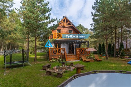 Nowoczesny dom z jacuzzi, sauną i kominkiem dom Czarne