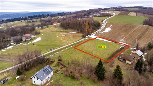 działka na sprzedaż 2826m2 działka Niebocko