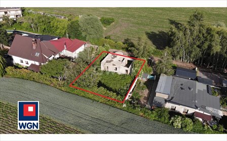 Działka z rozpoczętą budową domu 132 m2, MPZP, Pelikan dom Pelikan, Ogrodowa