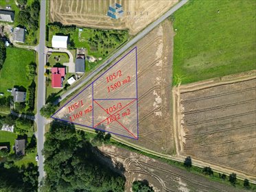 działka na sprzedaż 1369m2 działka Reszki