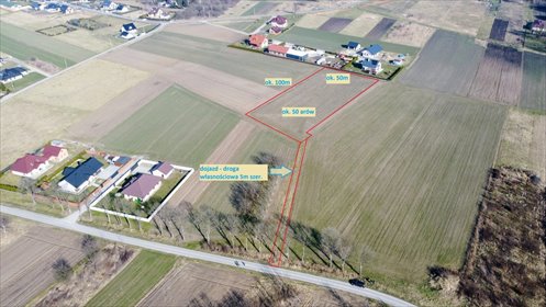 Na sprzedaż działka 50 a z mediami i zabudową w Świlczy działka Świlcza