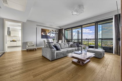 Ekskluzywny apartament 142 m2 z 2 sypialniami i widokiem mieszkanie Warszawa, Śródmieście, Grzybowska