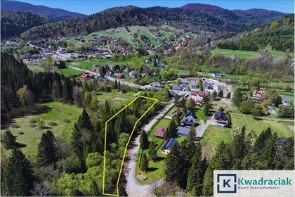 działka na sprzedaż 6500m2 działka Cisna