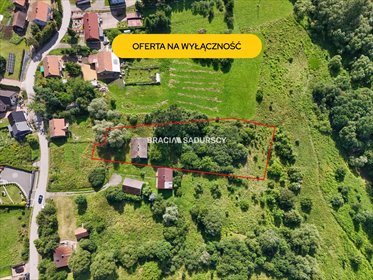 Na sprzedaż działka 2700 m² pod dom jednorodzinny w Golkowicach działka Golkowice