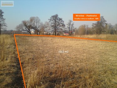 działka na sprzedaż 2312m2 działka Wrocław, Psie Pole, Pawłowice, Czerwonych Maków