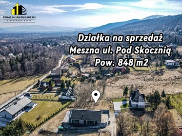 działka na sprzedaż 848m2 działka Meszna