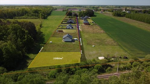 działka na sprzedaż 1086m2 działka Nowa Piasecznica