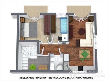 Nowe 3-pokojowe mieszkanie 54 m² w Kłaju (blisko PKP) mieszkanie Kłaj