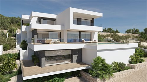 Ekskluzywna willa z widokiem na morze i basenem infinity dom El Cim del Sol, El Cim del Sol, Benitachell, Alicante