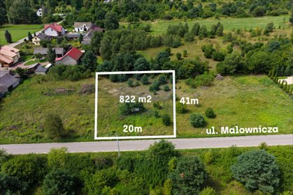 działka na sprzedaż 822m2 działka Bukowno, Malownicza