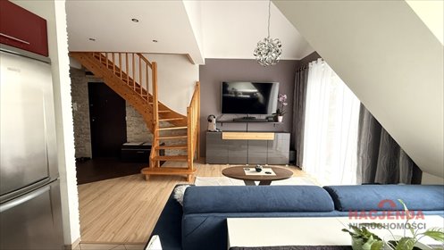 Dwupoziomowe 3 pokoje z antresolą, balkon, 75 m² mieszkanie Police, Bankowa