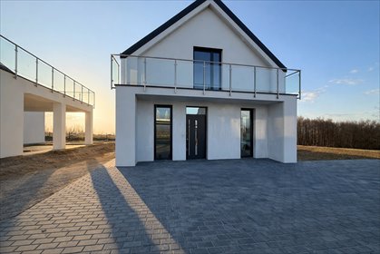 Dom wolnostojący 120m2 z widokiem, stan surowy zamknięty dom Rzeszów, Rodzinna