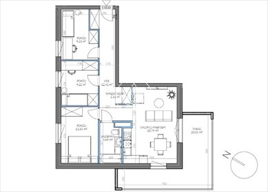 mieszkanie na sprzedaż 70m2 mieszkanie Bydgoszcz, Kapuściska, Sandomierska