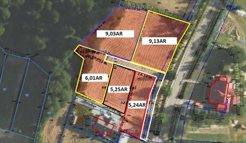 działka na sprzedaż 903m2 działka Werlas