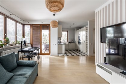 Ekskluzywny apartament z ogrodem i tarasem na Mokotowie mieszkanie Warszawa, Mokotów, Obrzeżna