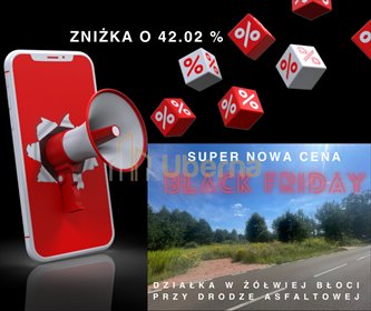 działka na sprzedaż 1402m2 działka Żółwia Błoć