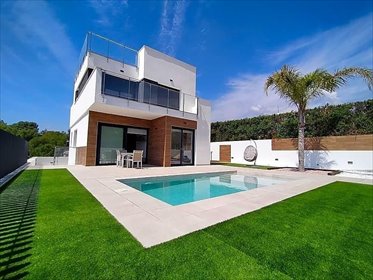 Stylowa willa z oceanicznym widokiem w La Nucia dom La Nucia Centro, La Nucia Centro, La Nucia, Alicante