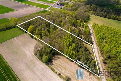 Polecam działkę 13 000 m² z możliwością budowy w Załuskach działka Załuski