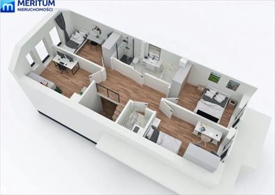 Nowoczesny bliźniak 124 m2 z garażem i ogrodem dom Grodzisk Mazowiecki