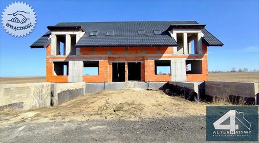 Dom z garażem w stanie deweloperskim, 134 m2, blisko Łodzi dom Konstantynów Łódzki, Sadowa