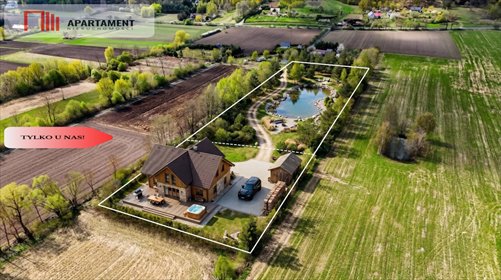 Działka 15 000 m² z stawem, warunki zabudowy, widoki działka Topolinek