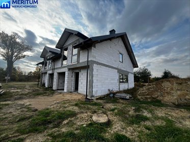 Dom bliźniak z garażem, 150 m2, ogród, stan deweloperski dom Brwinów